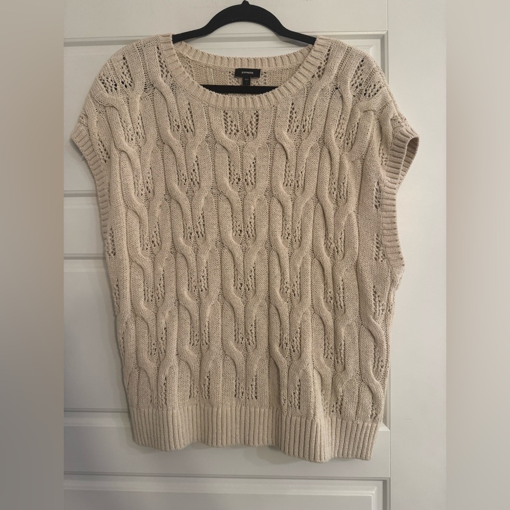 Express short sleeve sweater